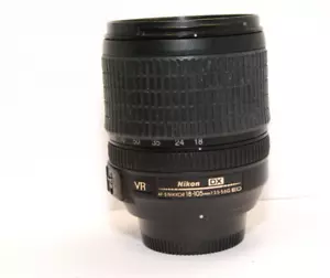Nikon AF-S DX NIKKOR 18-105MM f/3.5-5.6g ED VR LENS Caps Included - Picture 1 of 4