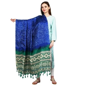 Nuevo Diseñador Mujeres Niñas Étnico Fiesta Usar Bufanda Estola Bandhej Patola Dupatta - Imagen 1 de 18