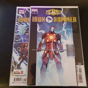 Infinity Warps : Iron Hammer #1-2 Marvel set complet - Photo 1/1
