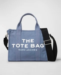MARC JACOBS - Small Canvas Logo Tote in Blue Shadow BNWT M0016493-481 £195 RRP - Picture 1 of 12