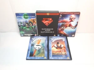 DVD Bundle DC Comics - Superman & Superman II, Flash Season 1 & Green Lantern VG - Picture 1 of 21