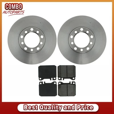 Juego de pastillas de freno de disco delanteras rotor de freno de disco para Mercedes-Benz 240D 1976-1979 Foto 1 de 4