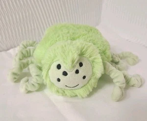 Slumberkins 5" Green Spider Stuffed Animal Toy Curly Legs Embroidered Black Eyes - Picture 1 of 15