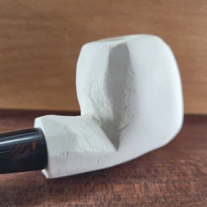 Customized Drilled Uncarved Stemmed Raw BLOCK Meerschaum  "Carve Your Own Pipe"3 - Picture 1 of 8