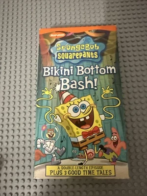 Spongebob Squarepants VHS Tape Bikini Bottom Bash Nickelodeon - Image 1 of 4