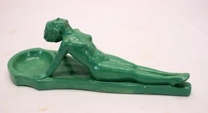 💥RARE 1933 World's Fair ART DECO NUDE Chalkware Ashtray CENTURY OF PROGRESS💥 - Picture 1 of 15