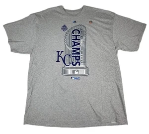 Kansas City Royals Nueva con Etiquetas Majestic 2015 Serie Mundial Campeones LockerRoom Camiseta 2XL - Imagen 1 de 7