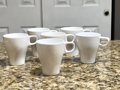 "Juego de tazas blancas IKEA de Suecia de 6-4"" 8 oz #21533 excelente estado sin usar" Foto 1 de 4