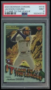 2024 Bowman Chrome #IT-16 Jackson Chourio It Came to the League PSA 9 - Bild 1 von 2