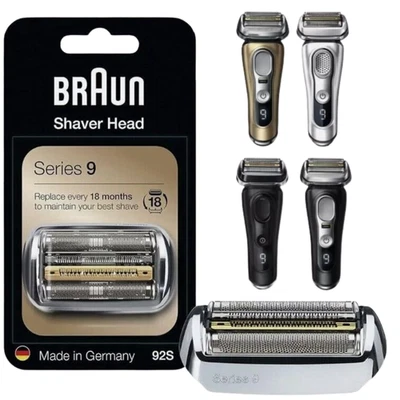 Braun Series 9 92S Gold/Silver testina di ricambio Forcella combinata - Immagine 1 di 4