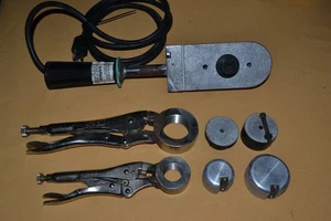 George Fischer Central Plastics Poly Pipe Butt Fusion Welder + More - Picture 1 of 6