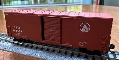 Micro-Trains N Scale RTR #20256 40’ Std Box Car Baltimore & Ohio 463529 NY - Image 1 of 4