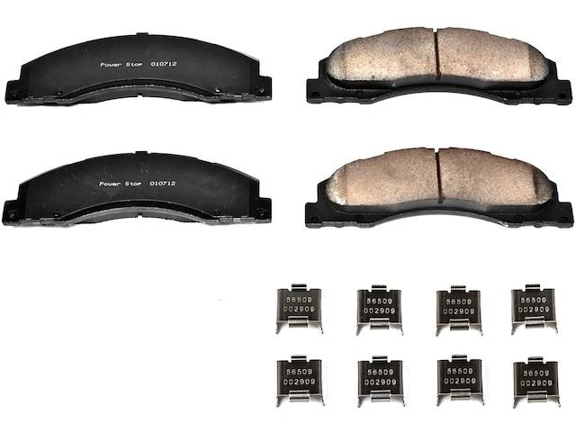 Conjunto de pastilhas de freio dianteiro para 08-19, 21-25 Ford E150 E350 Super Duty E250 E450 QJ84P9 - Imagem 1 de 1