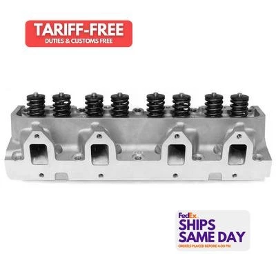 Edelbrock 60079, One Natural Aluminum Fits Ford Fe Performer Rpm Cylinder Head - - Image 1 of 4