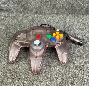 Mando Nintendo N64 Transparente Atomic Púrpura OEM Funtastic PALO APRETADO - Imagen 1 de 14