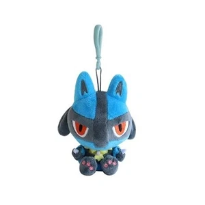 Pokemon Cutie-Pop Lucario Clip-On Plush Mascot Stuffed Animal Keychain Bag Clip - Picture 1 of 4