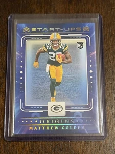 2025 Panini Origins Football Matteo Golden Start-ups Rookie Card - Foto 1 di 3