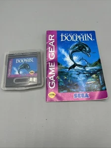 Ecco The Dolphin Sega Game Gear + Manual - Picture 1 of 7