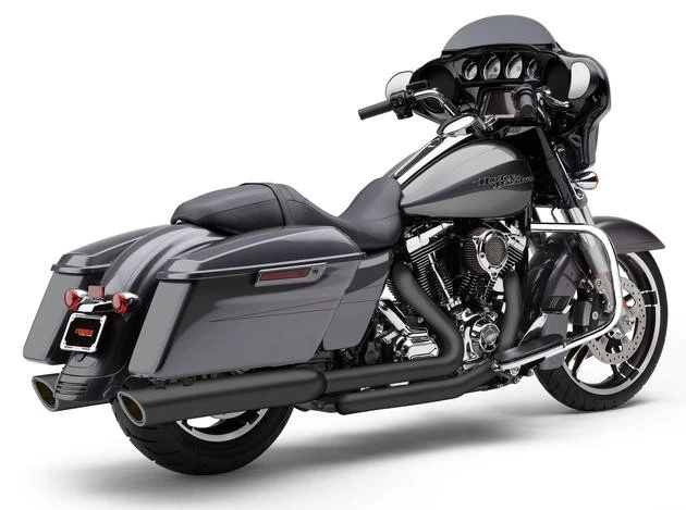 Silenciadores dobles sin cordones Cobra 909-Twins negros #6106RB Harley Davidson Foto 1 de 1