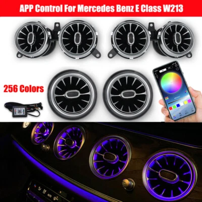 APP Bluetooth Control Air Vent LED Ambient Light For Mercedes Benz E Class W213 Foto 1 de 4