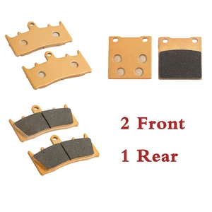 Front Rear Brake Pads for Suzuki GSX1300 GSX 1300 Hayabusa 1999-2007 2000 2001 - Picture 1 of 6