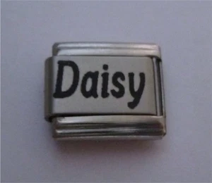 Italian Charms Link Name Charm - Names Daisy - Picture 1 of 1
