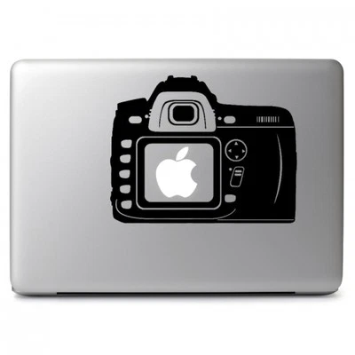 Digital SLR Camera Vinyl Decal Sticker for Macbook Air Pro Laptop Car Window Art - Image 1 of 4