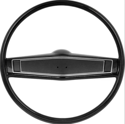 Kit de volante negro OER 16" 1969-1970 Chevrolet Camaro Chevelle Nova Impala Foto 1 de 3