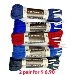 Strings Laces Made in USA. Why wait for overseas shipment. Get it fast.  45 inch - Picture 1 of 7
