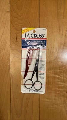 LA CROSS Moustache & Beard Groomers, Scissors & Comb 73833 - Image 1 of 4