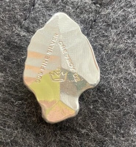 1 oz Monarch .999 Fine Silver Arrowhead One Troy Oz Nicks And Scratches - Picture 1 of 6