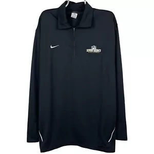 Nike sweatshirt mens activewear XL, dri-fit long sleeve black sportswear running - Picture 1 of 6