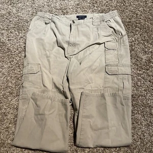 5.11 Tactical Pants Men's Khaki Cargo Pants Workwear 42x30 74251 Utility - Picture 1 of 3
