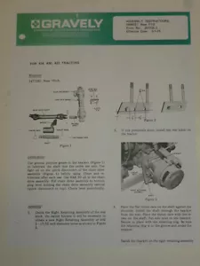 GRAVELY REAR PTO ASSEMBLY MANUAL #18945E1 - Picture 1 of 1