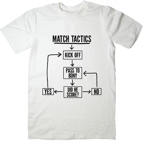Camiseta de fútbol americano Match Tactics, Pass to Bony - divertida del Swansea FC - Imagen 1 de 4