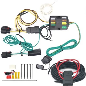 Custom Fit Jeep Wrangler JL Wiring Harness with 4-Way Trailer Connector '18-'24 - Picture 1 of 8