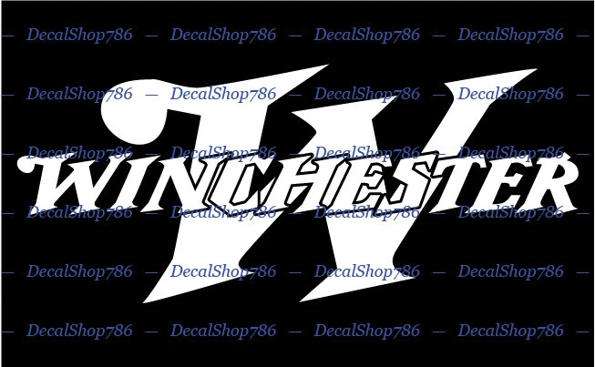 Winchester Firearms -Outdoor/Hunting Sports- Vinyl Die-Cut Peel N' Stick Decals