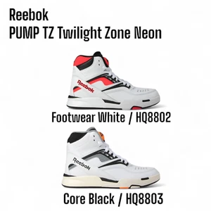 Reebok PUMP TZ Twilight Zone Neon 8802 White HQ8803 Black US Men Various Size JP - Picture 1 of 26