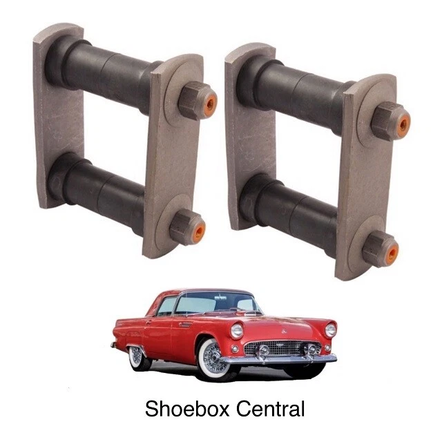 Ford Thunderbird 1955 1956 1957 hoja resorte grillete kit Foto 1 de 4