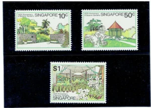 Singapore 1979 120th Anniversary of Botanic Garden Complete 3V mnh - Imagen 1 de 2
