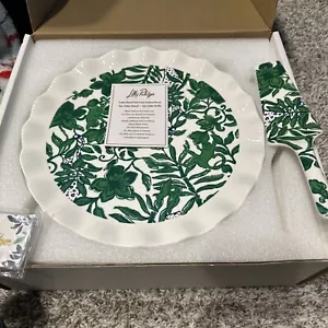 Neu Lilly Pulitzer Kuchenständer, Stufenständer, Kerzenhalter, Kerzen Tischkarten - Bild 1 von 8