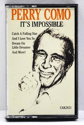 PERRY COMO  "It's Impossible"   1987  Cassette  RCA  CAK 2651 — 第 1/4 张图片