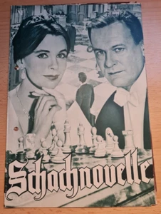 Programmheft zu Schachnovelle (1960), Curd Jürgens, Hansjörg Felmy, Mario Adorf - Bild 1 von 1