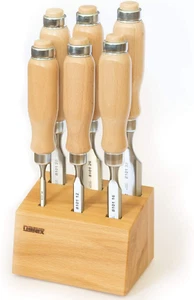 Narex Bevel Edge Cabinet Standard Chisel, Set of 6 - Picture 1 of 7