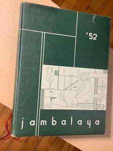 Vintage Yearbook: Tulane University of Louisiana Jambalaya -1952 - Imagen 1 de 12