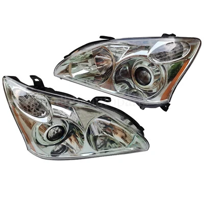 For 2004-2009 Lexus RX330 RX350 RX400h Headlights HeadLamps Left&Right Pair - Image 1 of 3