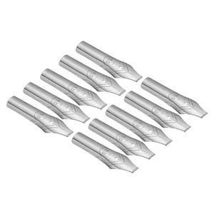 3mm Ligne Largeur 10 Paquet Encre Plonger Calligraphie Stylo Plume Argent - Imagen 1 de 5