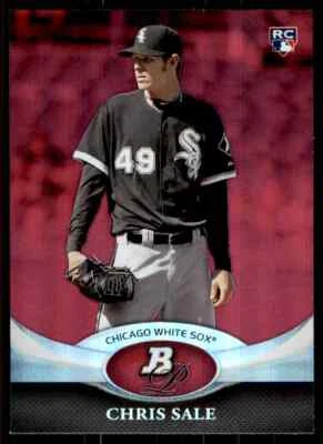 2011 Bowman Platinum Ruby Chris Sale RC #35 Chicago White Sox - Image 1 of 2