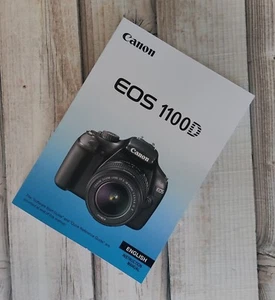 Canon EOS 1100D Instruction Manual Printed Size A5 Professionally Bound - Picture 1 of 11
