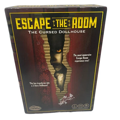 Think Fun Escape The Room Cursed Dollhouse Mistery Board Game New Oct. 2020  - Image 1 of 4